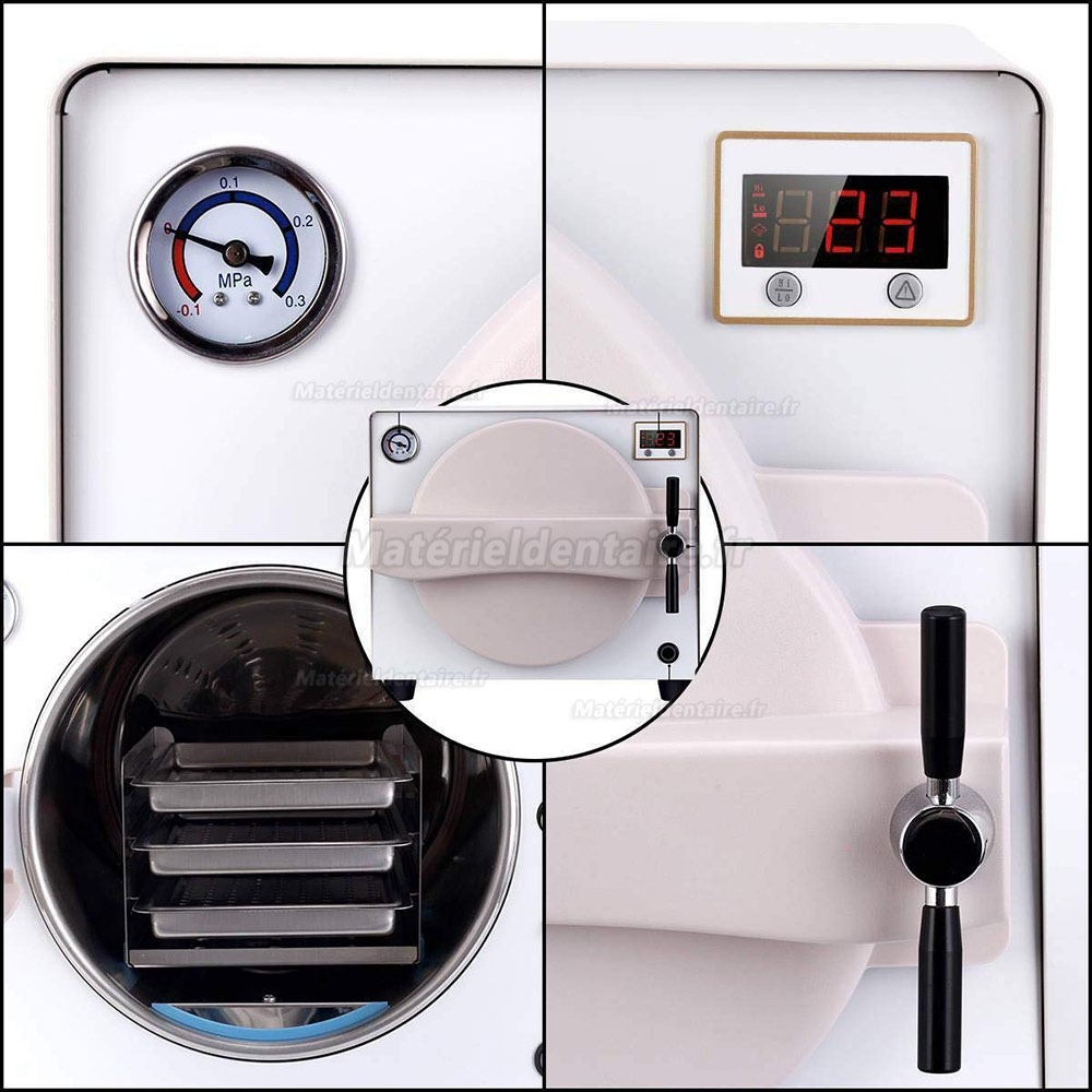 BEST TR250N 18L Stérilisateur autoclave laboratoire sous vide à vapeur mini thermique