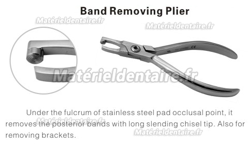 Pince 613-102 pour retirer les bagues en postérieur