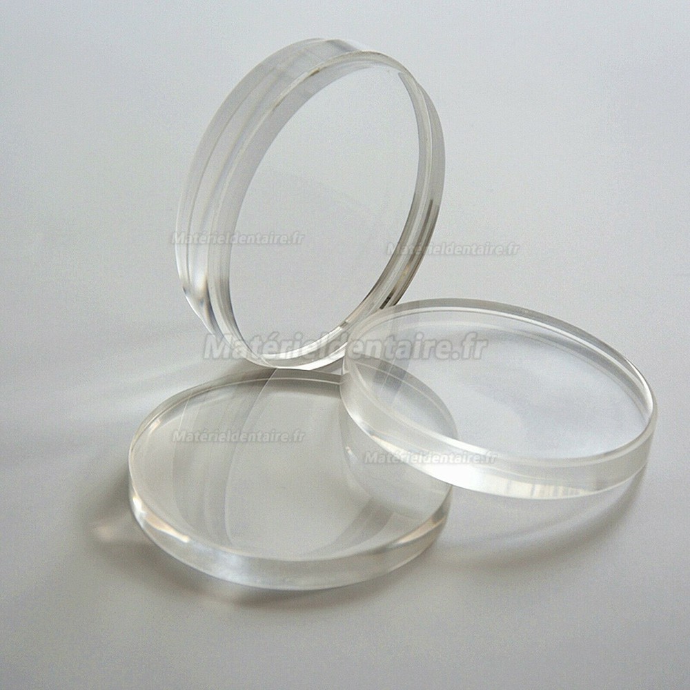 5 Pièces 98*25mm disque transparent PMMA dentaire (pour Wieland CAO/FAO système fraiseuse)