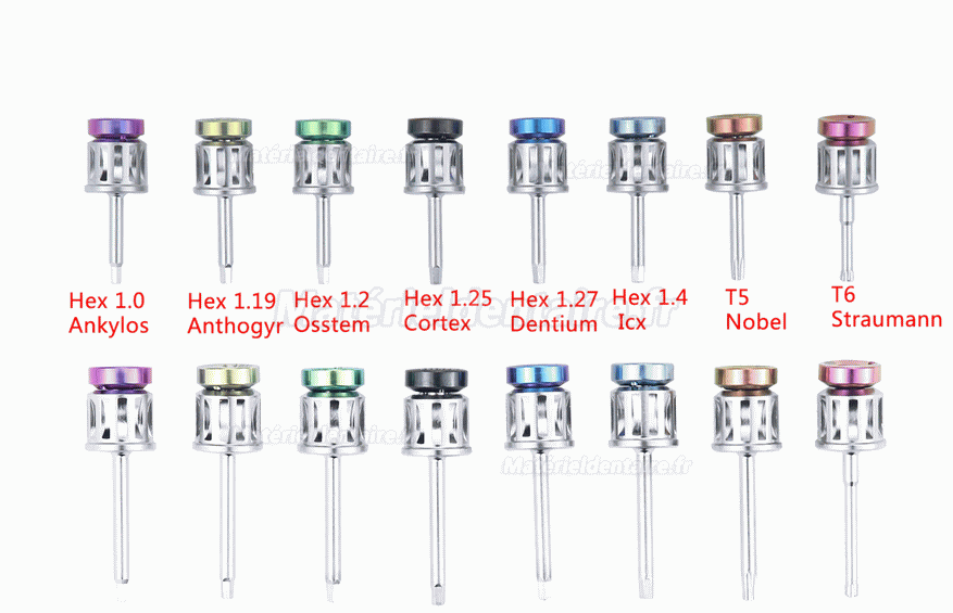 Clé à cliquet dynamométrique universelle pour implant dentaire 10-70NCM avec outils de réparation de tournevis et kit de clés