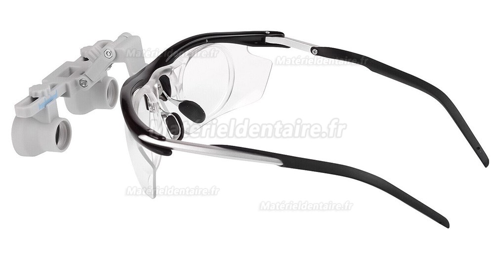 Loupes binoculaires dentaires YOYU DY-116 3.5X-R, Loupe opération dentiste avec cadre de presbytie