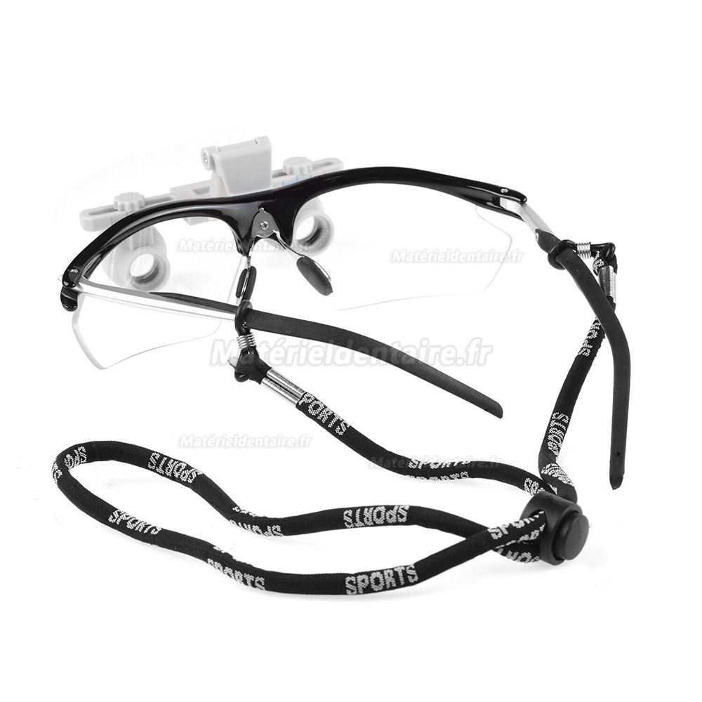 Loupes binoculaires dentaires YOYU DY-116 3.5X-R, Loupe opération dentiste avec cadre de presbytie