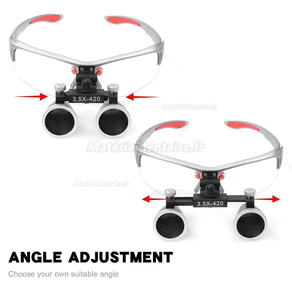 Loupes binoculaires dentaires YUYO DY-117, loupes réglables à distance interpupillaire