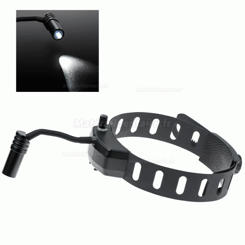 5W Lampe frontale sans fil du bandeau médical LED dentaire avec des loupes binoculaires de 3.5X