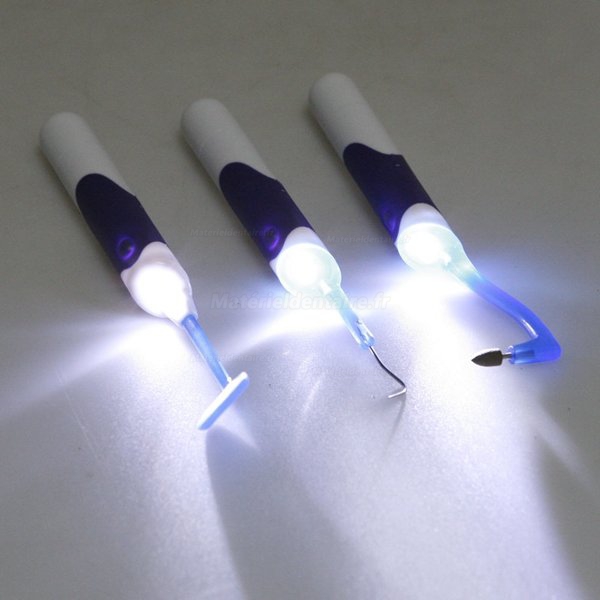 Miroir lumineux LED paquets de soins bucco-dentaires trois sets