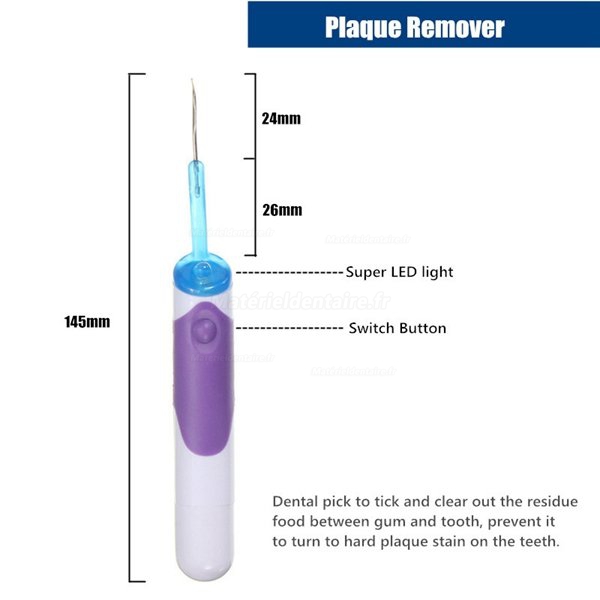 Miroir lumineux LED paquets de soins bucco-dentaires trois sets